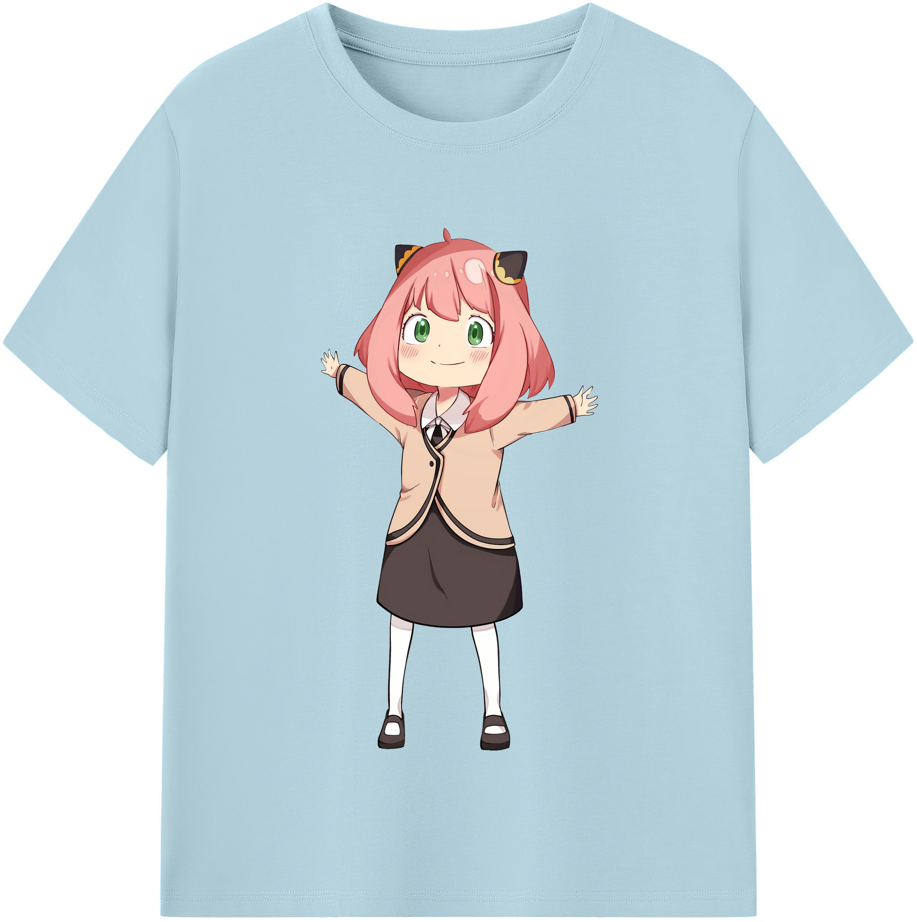 （画像用） SPY×FAMILY间谍家家酒 綿100％半袖Tシャツ（フロントプリント）